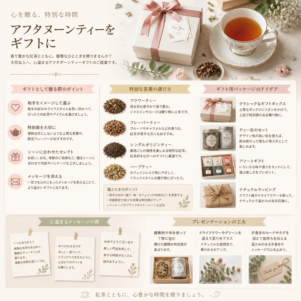 ギフトとしてのアフタヌーンティー